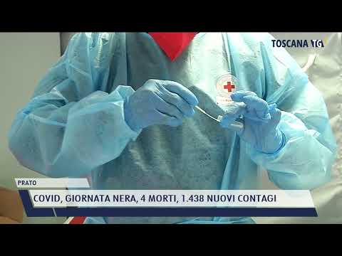 2022-01-04 PRATO - COVID, GIORNATA NERA, 4 MORTI, 1.438 NUOVI CONTAGI