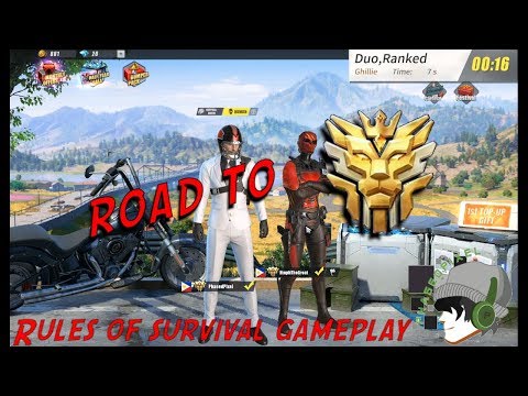 Road to Grandmaster Starts! - Rules of Survival Gameplay #1