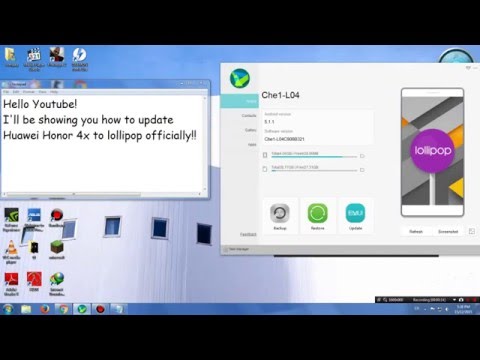 How to update Huawei Honor 4x to Android Lollipop | Official Video