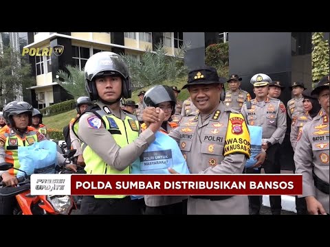 PRESISI UPDATE: POLDA SUMBAR DISTRIBUSIKAN BANSOS KEPADA MASYARAKAT TERDAMPAK BENCANA 08/12/25 10.00