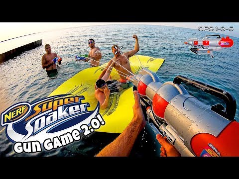 JUEGO DE PISTOLA NERF | EDICIÓN SUPER SOAKER 2.0 (Shooter en primera persona de Nerf)
