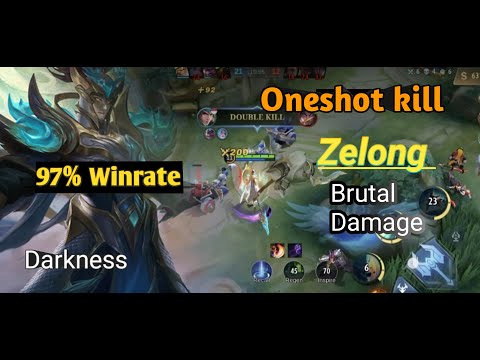 Oneshot Kill Zilong Best Gameplay And Best Build 2023,Mobile legend bang bang.