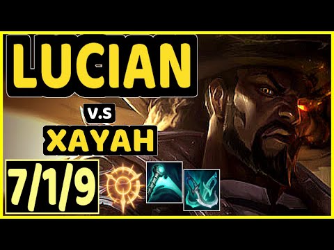 PRAEDYTH (LUCIAN) vs XAYAH - 7/1/9 KDA BOTTOM ADC GAMEPLAY - OC Ranked DIAMOND