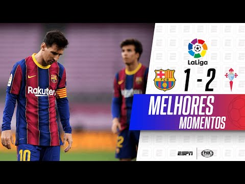 Gols e lances de Barcelona x Celta