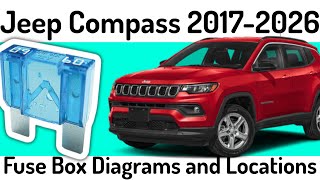(2017-2026) Jeep Compass Fuse Box Diagrams and Fuse Panel Locations✅