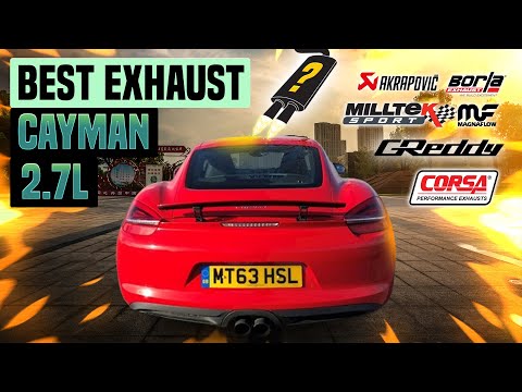 Porsche Cayman Exhaust Sound 2.7L 🔥 Acceleration,Straight Pipe,Turbo,Armytrix,Stock,Upgrade,Mods+