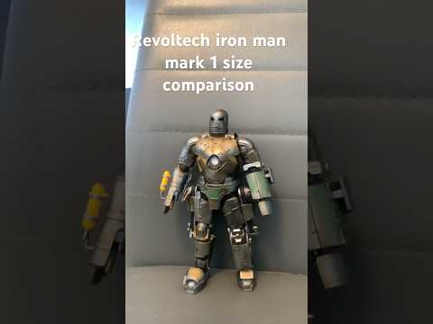 Revoltech iron man mark 1 size comparison