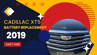 Battery Replacement 2019 Cadillac XT5. Easy Job!  DIY