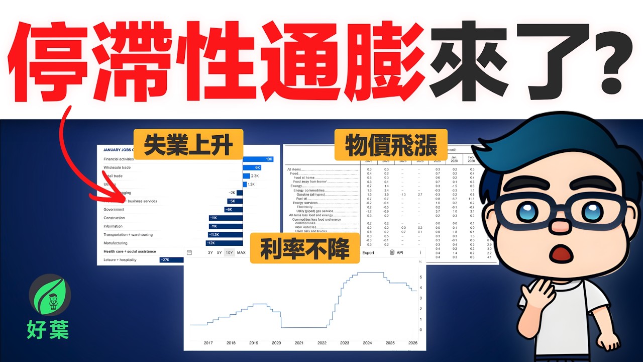 停滯性通膨要來了？失業上升、物價飛漲、利率不降：普通人最危險的時刻到了