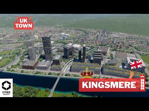 I Built a Modern Financial District | Kingsmere UK | Part 19 | Cities Skylines 2