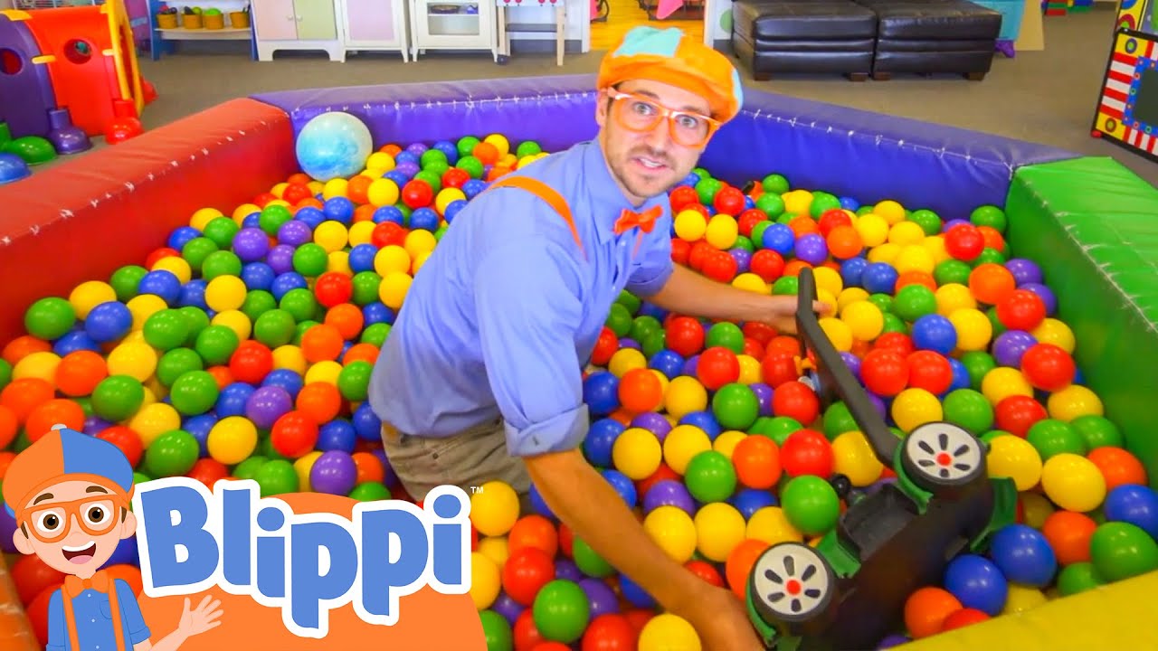 Blippi Visits an Indoor Playground (Fidgets Indoor Playground) | Educational Videos for Kids