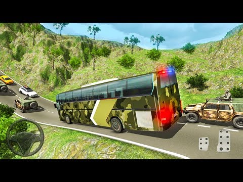 Army Bus Driver Soldier Transporter 2019 - Android Gameplay