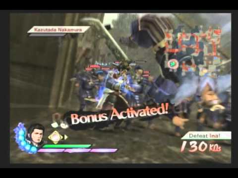 Samurai Warriors 3 Sakon Ch.4 Kuzegawa (English)