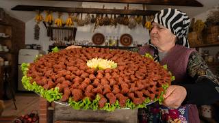 Authentic Turkish Çiğ Köfte Made the Village Way ...🌾