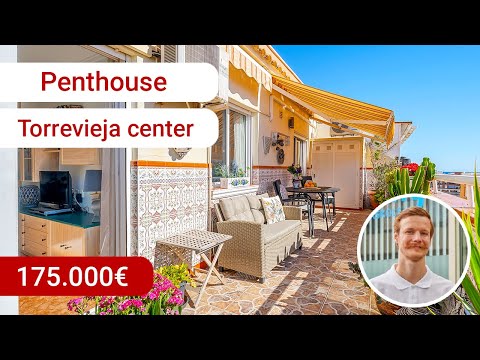 🏠 Beautiful and sunny penthouse apartment in Torrevieja city for sale | Ref Sol2514