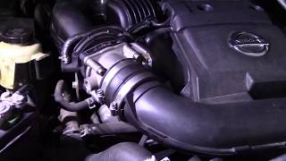 2005 Nissan Frontier Throtle Body Iddle Procedure