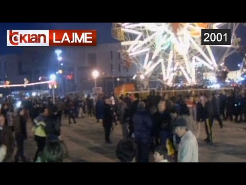Sheshi "Skenderbej" ende nen atmosferen festieve te Vitit te Ri - (2 Janar 2001)