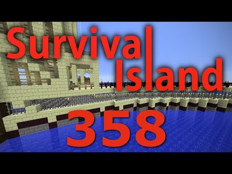 Minecraft- Survival Island [358] Upgrading The Wall!