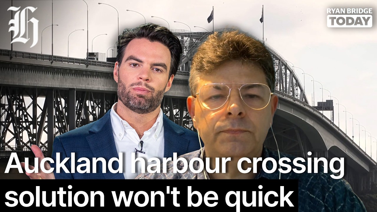 'Measured in decades': Auckland harbour crossing solution won't be quick | Ryan Bridge TODAY