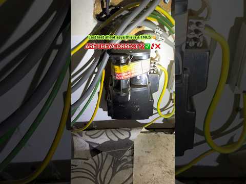 TNCS or TNS ?? Earthing arrangement ⚡️⚡️ Electrical inspection and testing ⚡️⚡️