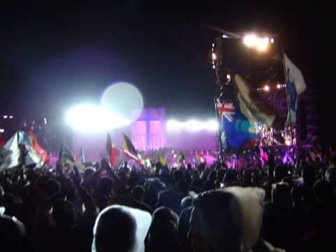 #CajuNaJMJ - Cerimônia de abertura da JMJ Rio 2013 em Copacabana