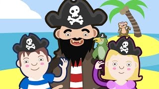 Happy Pirate Song | Actions Song For Children | Children Songs