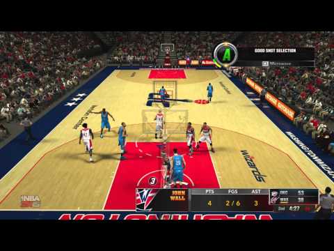 NBA 2K15 Xbox 360 My Career Season 2 - Thunder v. Wizards