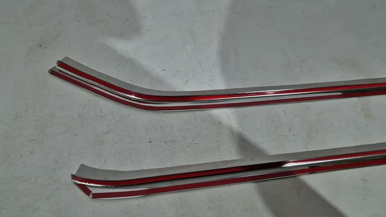 Ford Custom 2023- гг. Окантовка окон (2 шт, нержавейка) Video 1