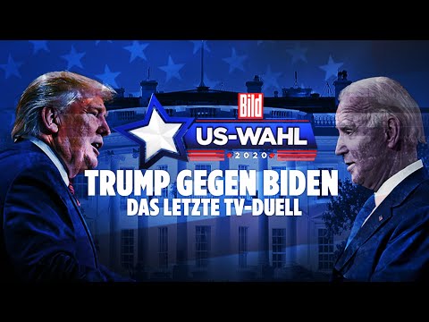 🔴🇺🇸 Trump gegen Biden LIVE: Das letzte TV-Duell vor der US-Wahl | BILD LIVE Spezial