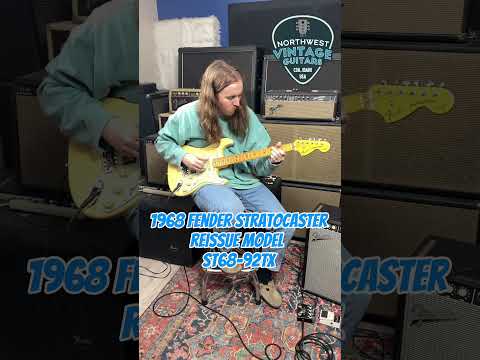 *Video* 1968 Fender Stratocaster Reissue Model ST68-92TX Made in Japan - 2006 image 22