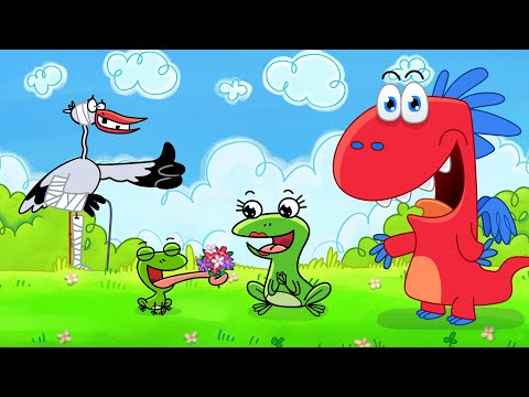 Była Sobie Żabka Mała Re Re Kum Kum Bęc - Smok Edzio - Piosenki Dla Dzieci