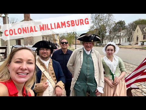 WELCOME to COLONIAL WILLIAMSBURG - TRAVEL VLOG