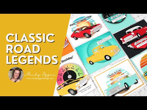 Classic Road Legends from Spellbinders by Mindy Eggen!! My Brand New Collection!