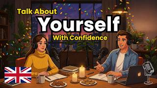 How to Talk About Yourself with Confidence in English | English Conversation Practice (B1-B2)