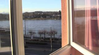 preview picture of video 'Review: Drachenfels Hotel Königswinter, North Rhine Westphalia, Germany - January 2014'