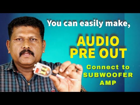 AUDIO PRE OUT FROM SPEAKER OUTPUTS #projectwonders