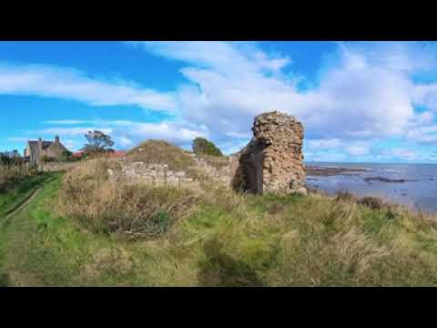 Ardross Castle Ruins, Elie & Earlsferry, Scotland