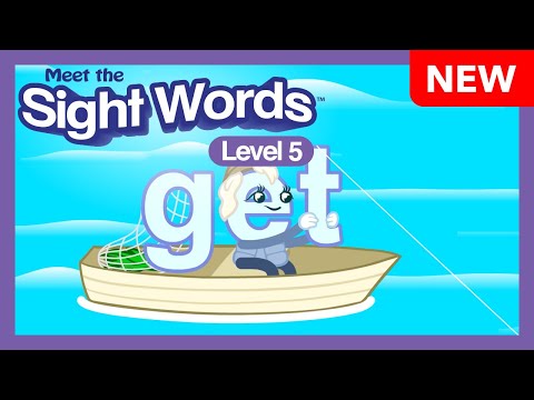 NEW! Meet the Sight Words Level 5 "get" | Preschool Prep Company