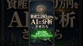 Claude Codeに資産2,180万円を分析させたら→NISA口座と課税口座で意外な差がバレた【三菱UFJ1銘柄で形勢逆転】 #ClaudeCode #AI活用 #新NISA #投資初心者