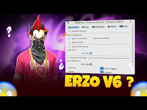 FREE PANEL V6 IOS FREE FIRE 📲 SAFE ANTI BAN ANTI BLACKLIST 🌸🔥( No Key ) 😍