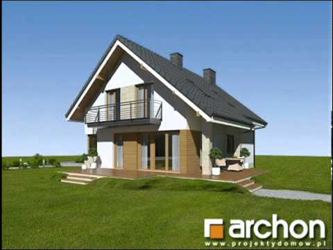 Dom w idaredach. ARCHON+ Projekty domów, www.archon.pl