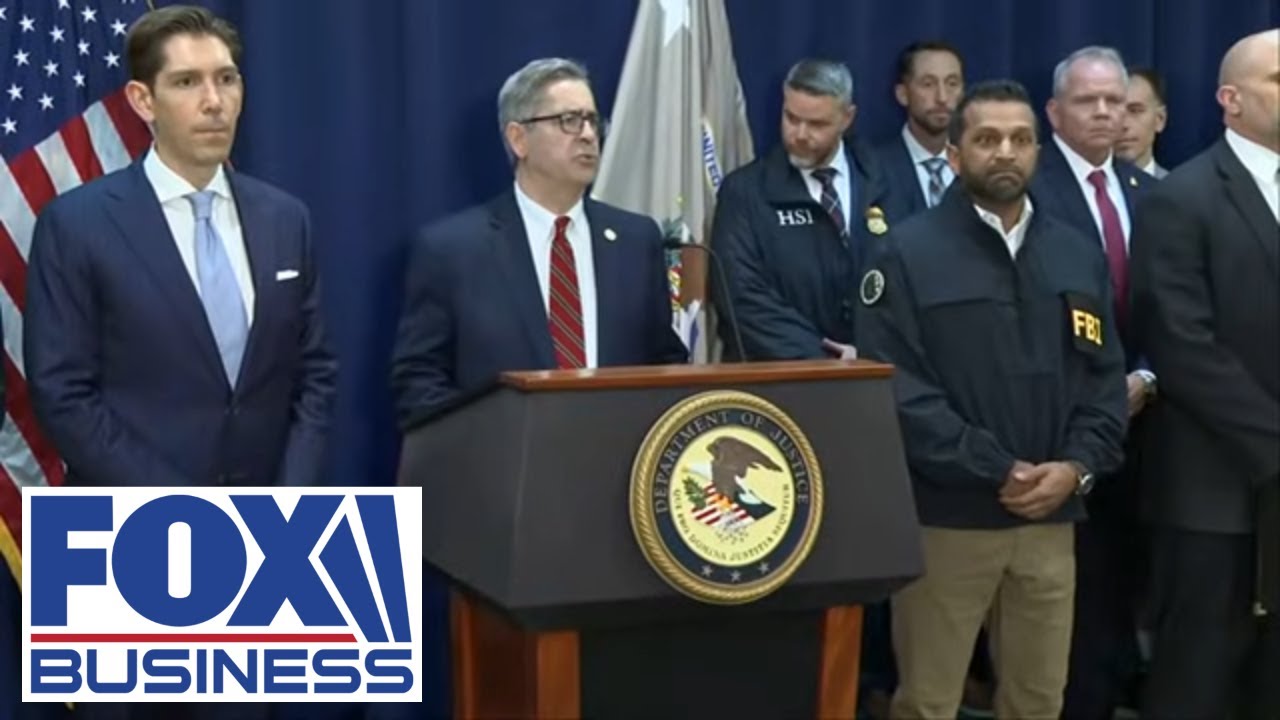 Kash Patel, US attorney Joseph Nocella Jr. announce arrests in illegal sports betting