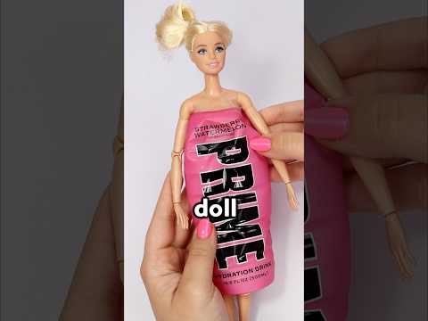 Giving Barbie a Plastic Wrap Dress