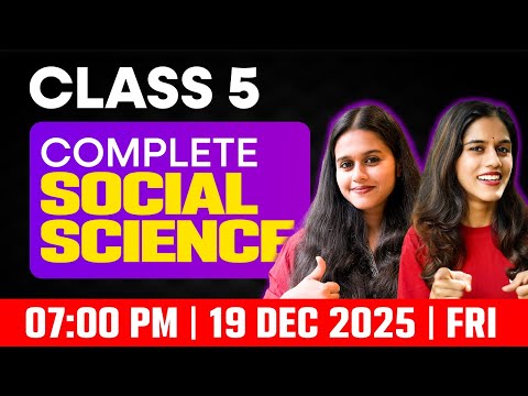 Class 5 Social Science Christmas Exam | All Chapters Revision | Exam Winner
