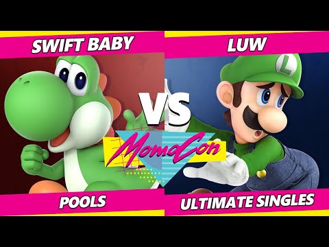 MomoCon 2022 - Swift Baby (Yoshi) Vs. Luw (Luigi) SSBU Ultimate Tournament