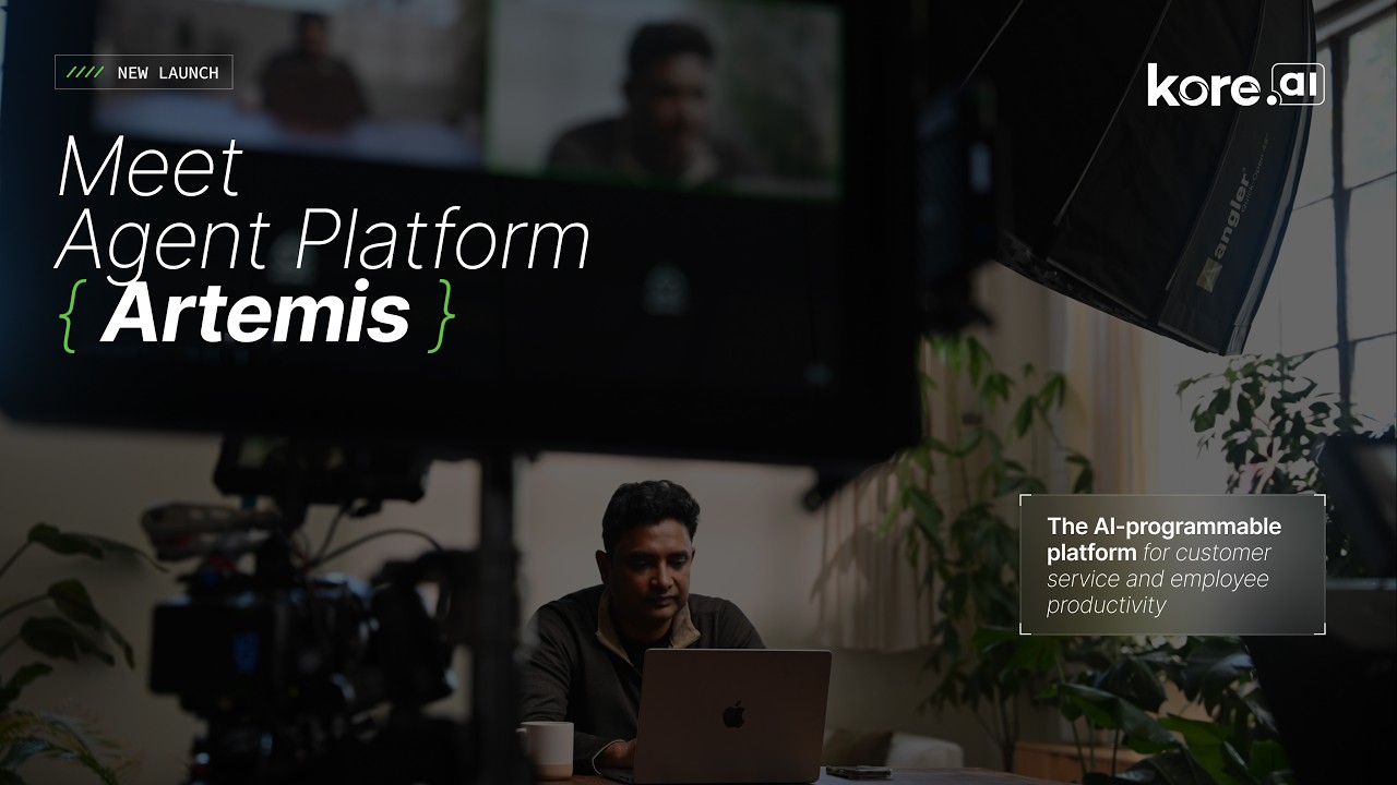 Kore.ai Agent Platform Artemis + ABL  |  Launch video video thumbnail