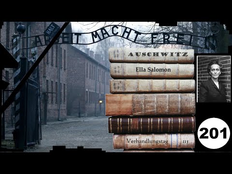 (201) Zeuge: Ella Salomon - Frankfurter-Auschwitz-Prozess