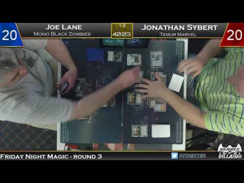 5/12 Standard - Mono Black Zombies vs Temur Aetherworks