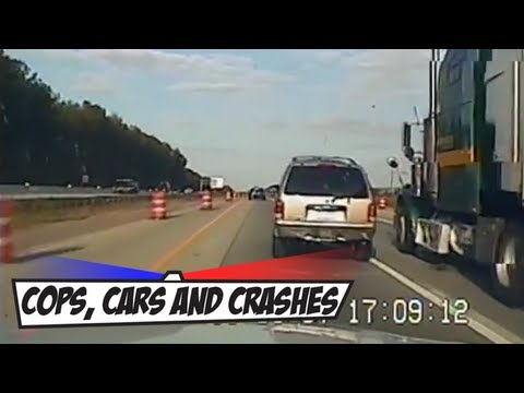 Teenagers' spectacular crash on unfinished road