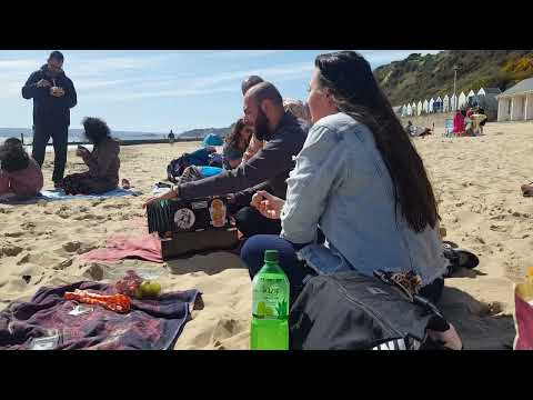 Bournemouth beach Kirtan